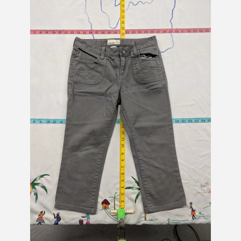 Kid's Size 12 Old Navy Gray Washed Adjustable Jean